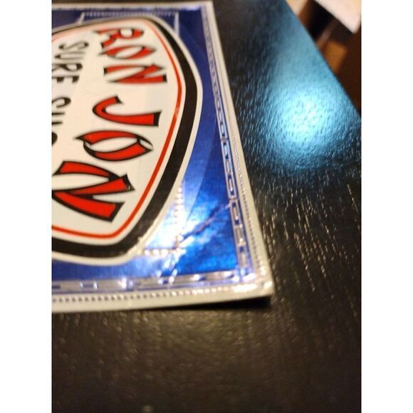 Black Wooden Cigarbox With Ron Jon Surf Shop Sticker Metal Hinges and Gold Label - Picture 7 of 7